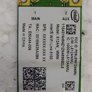 Lenovo Thinkpad Sl500 Wifi Wireless Kart
