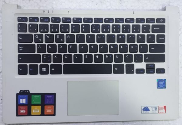 Hometech Htbook 14a Klavye Tuş Takımı Üst Kasa Touchpad Takım