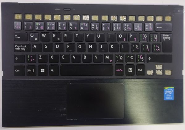 Sony Svp112a1cl Üst Kasa Touchpad Takım