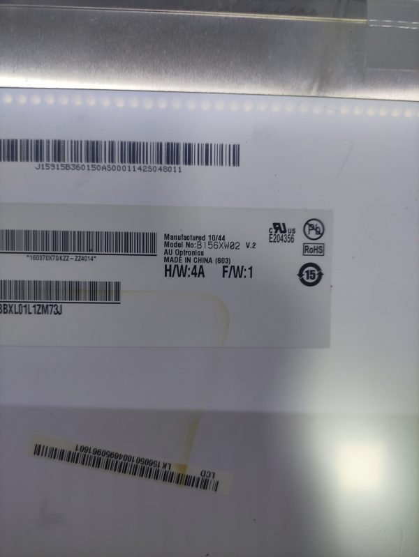 B156XW02 V.2 Ekran (15.6'' Led Parlak) - Görsel 3