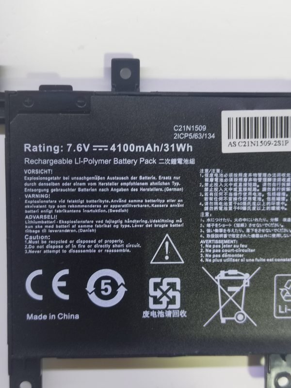 Asus C21N1509 Batarya Pil - Görsel 2