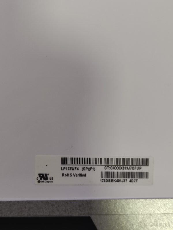 LP173WF4(SP)(F1), LP173WF4-SPF1 Ekran 17.3 30Pin - Görsel 3