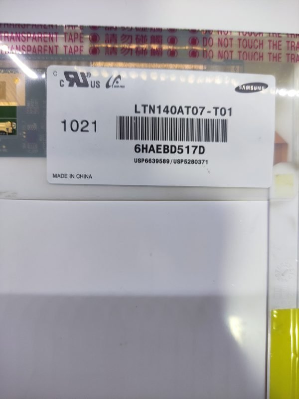 LTN140AT07-T01 Ekran 14'' 40Pin Led Ekran - Görsel 3