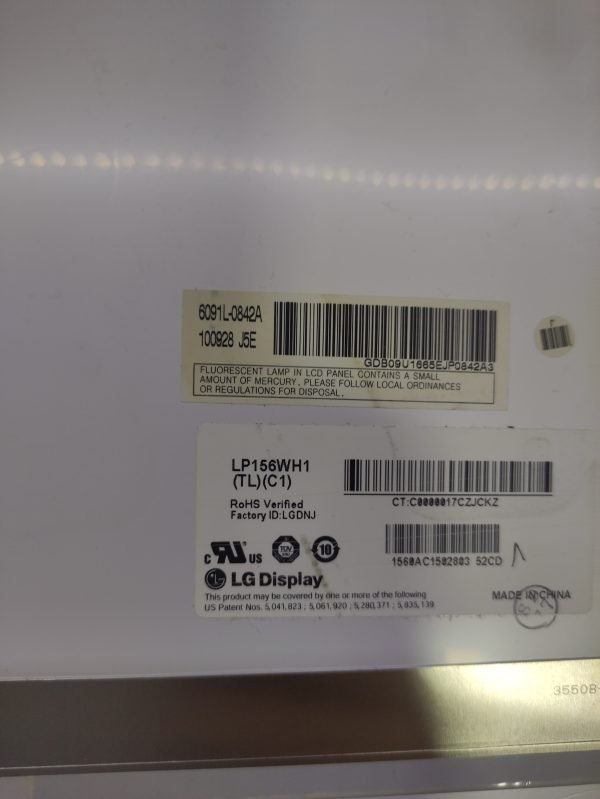 LP156WH1(TL)(C1) Ekran 15.6'' Florasanlı Ekran - Görsel 3