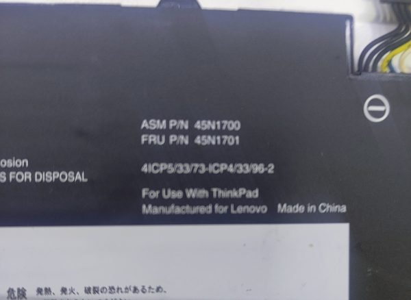 Lenovo 45N1701 Batarya Pil - Görsel 2