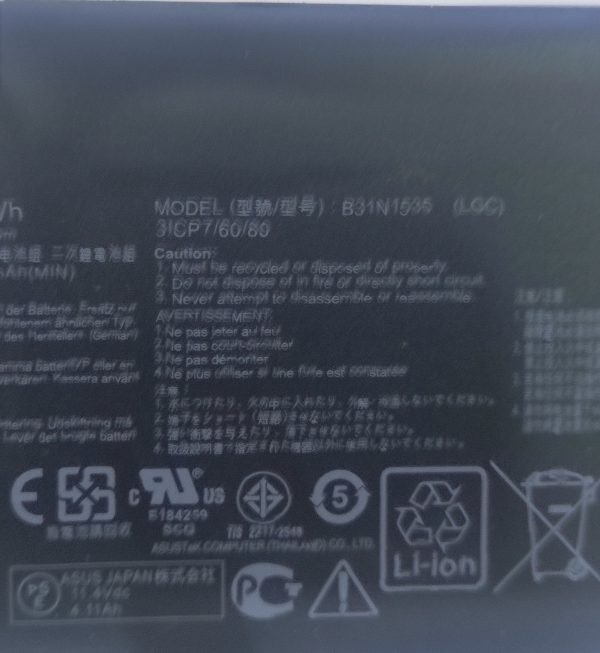 Asus UX310 Batarya - Görsel 2