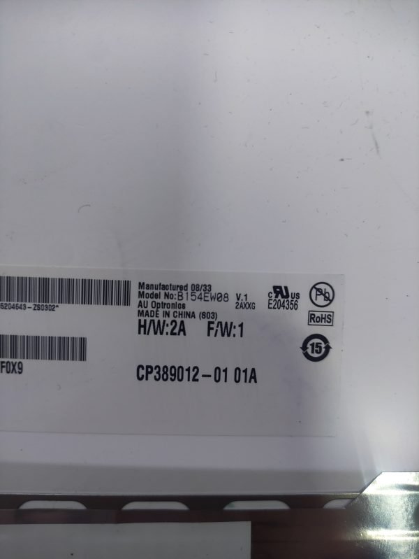 B154EW08 V.1 Ekran 15.4'' Lcd Ekran - Görsel 3