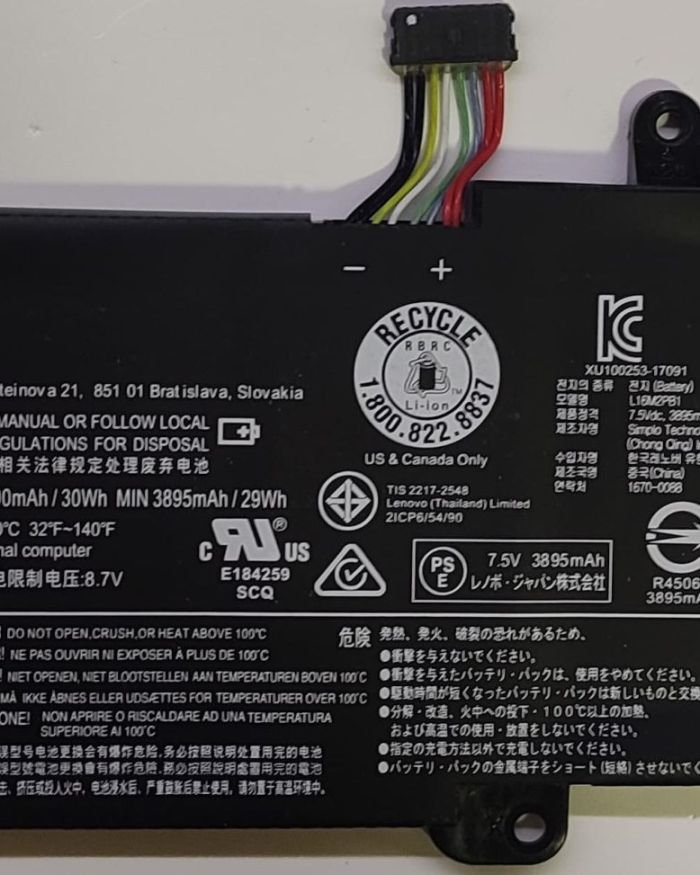 Lenovo L16M2PB1 Batarya Orjinal